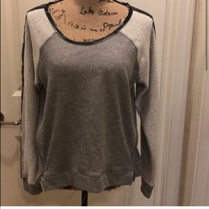 Distressed sweater